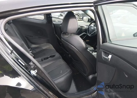 2013 Hyundai Veloster Turbo W/Black из США, поврежденный, VIN KMHTC6AE0DU156387